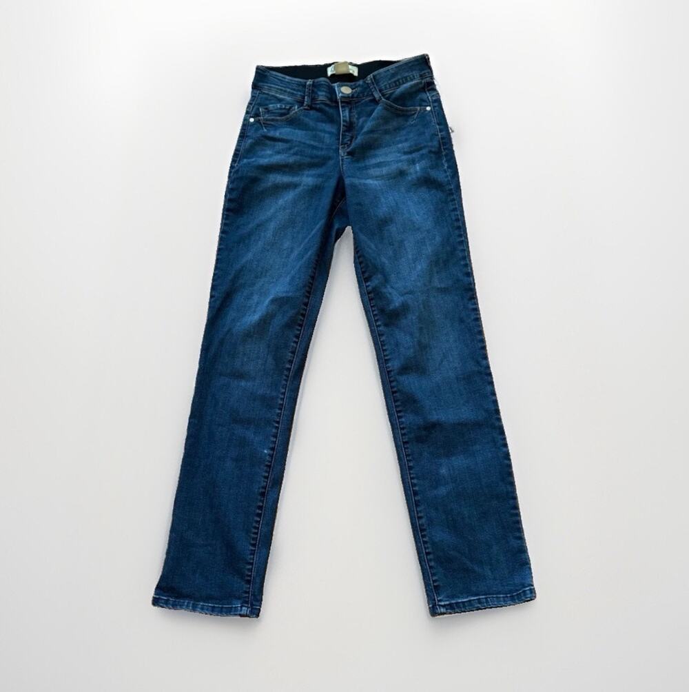 Democracy Ab Technology Jeans Women’s Size 6 Blue Straight Leg 30.5" Inseam
